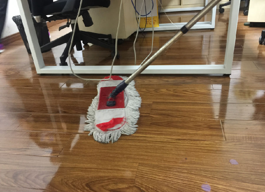 宁南县木地板保洁案例